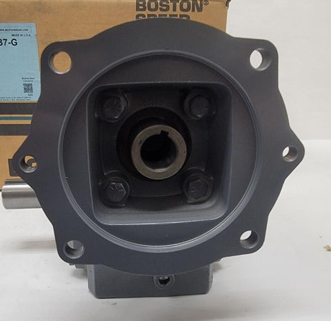 BOSTON GEAR F724-20-B7-G Speed Reducer: 20:1, 88 RPM, 1.5 HP Input Max