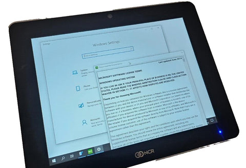 New NCR XR7 Plus 15" POS Touchscreen Terminal, i3-6100TE 8GB/120GB SSD, W10