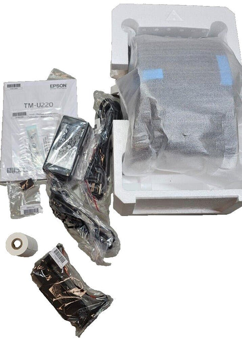 New Epson TM-U220B Dot Matrix Serial POS Desktop Receipt Printer M188B Autocuttr
