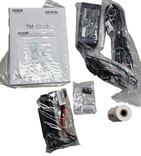 New Epson TM-U220B Dot Matrix Serial POS Desktop Receipt Printer M188B Autocuttr