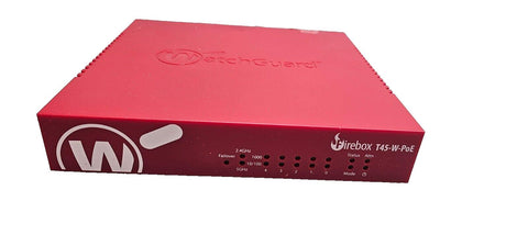 WatchGuard Firebox T45-W-PoE Network Security/Firewall Appliance WGT48033US 3YR