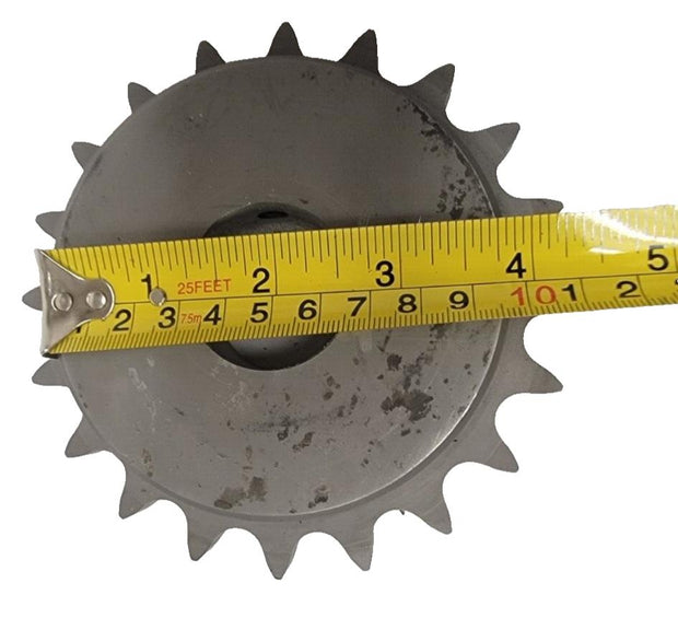 Martin Sprocket 60B20SS MTO 35MM Bore, 20 Tooth, Stainless, 10mm x 3.3mm