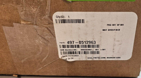 7360-K413 7360 Narrow Core (R6N) PIN Pad Arm 497-0512963 NEW