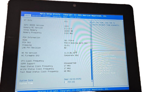 NCR XR7 Plus 15" POS Touchscreen Terminal, 2.3Ghz, 16GB/240GB SSD, No OS