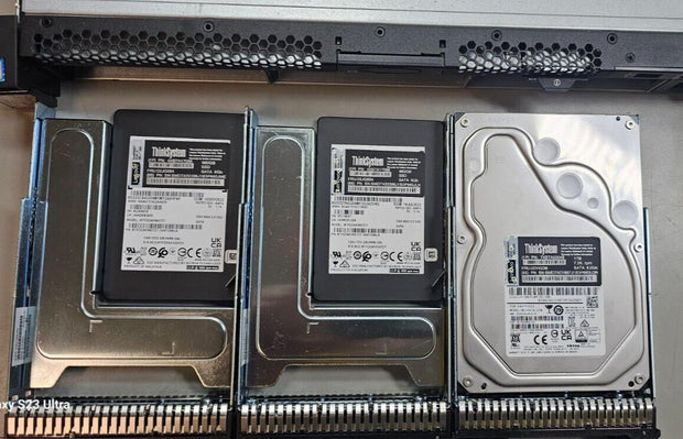 Lenovo SR250 Type 7Y51 1U Rack Server E-2246G, 64GB ECC, 2x960GB 1x1TB, NBD WTY