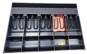 NOS APG 4000 Series Cash Drawer Till Insert 5b/5c M-15K-5B & Keys.  15x11x2.4