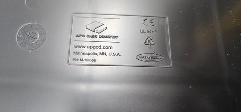 NOS APG 4000 Series Cash Drawer Till Insert 5b/5c M-15K-5B & Keys.  15x11x2.4