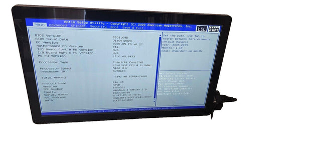 Elo I-Series 2.0 ESY22i3 21.5'' E850591 i3-8100T 8GB 128GB SSD W10 1080P Cracked