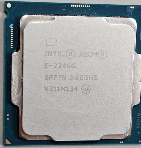 Intel E-2246G 3.60GHz 6C LGA1151 2666MHz 12MB 80W SRF7N CPU Processor