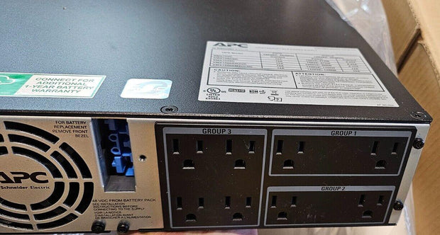APC SMX1500RM2UCNC Smart-UPS 1500vA Tower/Rack UPS 1200W Line Interactive NOB