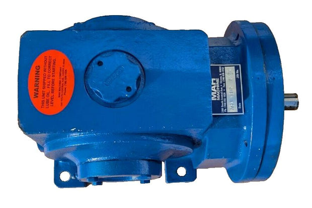 Link Belt MW 72:1 Right Angle Worm Gear Speed Reducer, 24RPM, 120V 1750RPM, 5.52