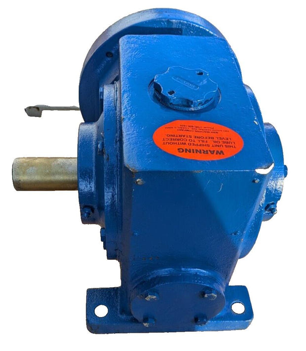 Link Belt MW 72:1 Right Angle Worm Gear Speed Reducer, 24RPM, 120V 1750RPM, 5.52