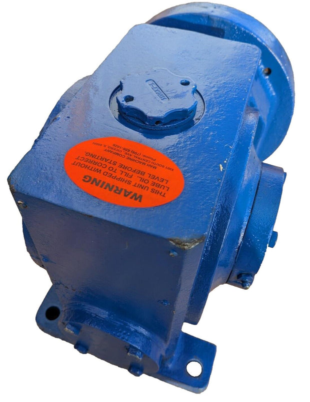 Link Belt MW 72:1 Right Angle Worm Gear Speed Reducer, 24RPM, 120V 1750RPM, 5.52