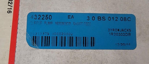 Flowserve Sleeve Pump Shaft Feed Pump SLV QB3500 3R20303DB