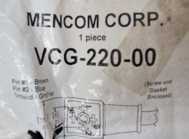 Mencom VCG-220-00 Solenoid Valve Connector