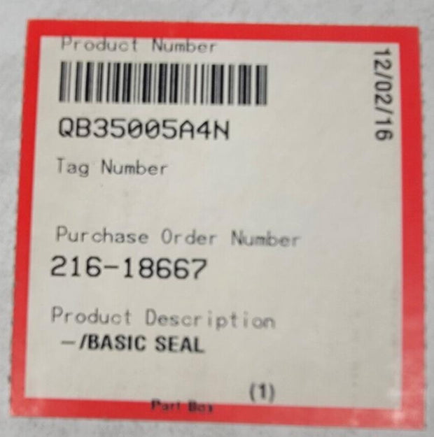 Flowserve QB35005A4N Basic Seal Boiler Feed Pump