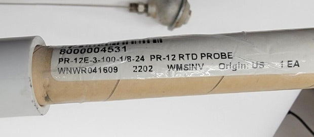 Omega Resistance Temperature Detector Probe PR-12E-3-1001/8-24
