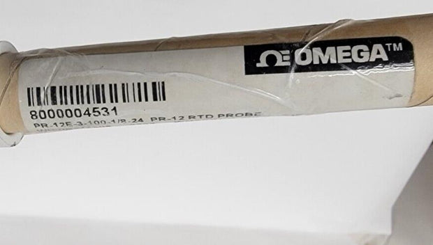Omega Resistance Temperature Detector Probe PR-12E-3-1001/8-24