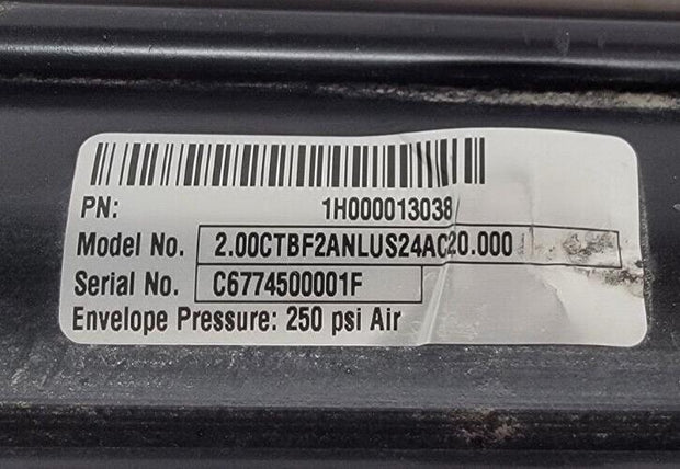Parker Pneumatic Cylinder 1H000013038 Model 2.00CTBF2ANLUS24AC20.000
