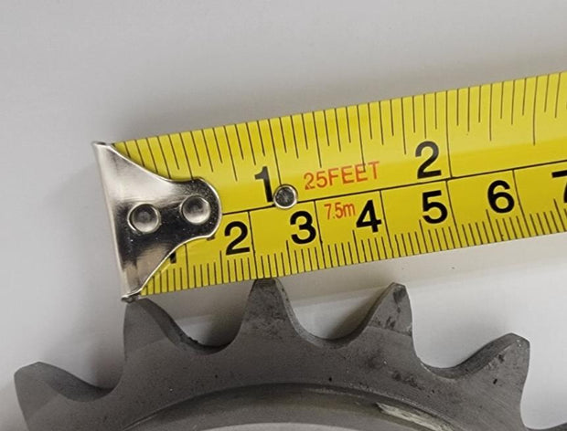 Martin 60B20SS Stock Bore Sprocket, 60 / 3/4", B Hub, 20 Teeth, 0.75"