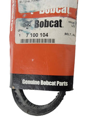 Alternator Belt 7100104 for Bobcat S130 S150 S160 S175 S185 S205 T140 T180 T190