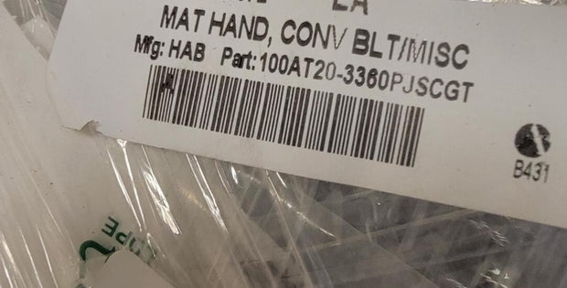 Habasit HabaSYNC Timing Belt ETBH2953 100AT20-3360J