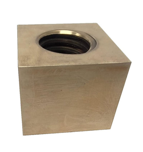 Paper Converting Machine Company Brass Side Shift DS Nut 2" Block 30863088.002