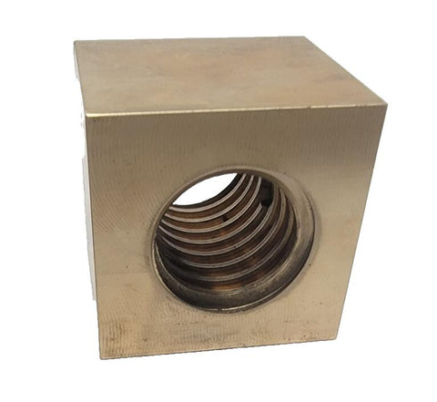 Paper Converting Machine Company Brass Side Shift DS Nut 2" Block 30863088.002