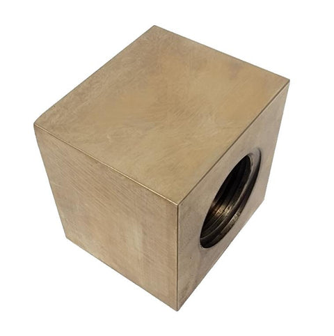 Paper Converting Machine Company Brass Side Shift DS Nut 2" Block 30863088.002