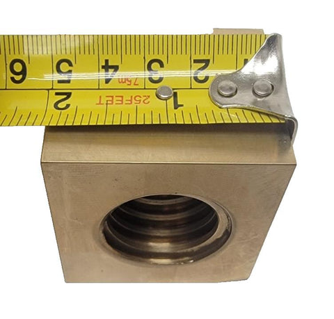 Paper Converting Machine Company Brass Side Shift DS Nut 2" Block 30863088.002