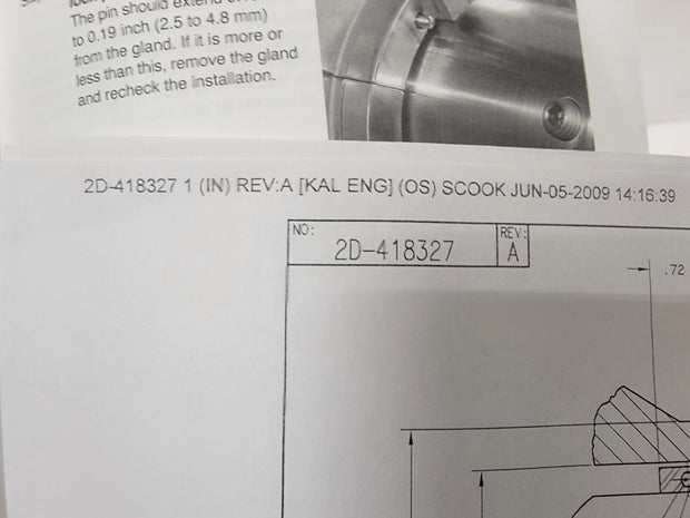 Flowserve PSS III Split Seal Durametallic Assembly VPSS III 4750 New Open Box
