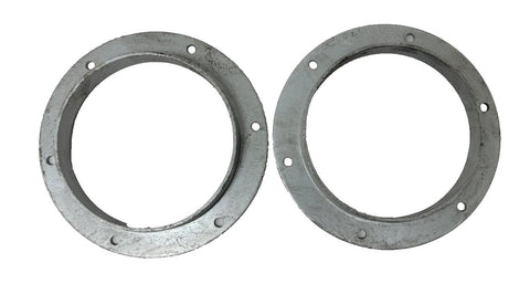 2 PCS Nordfab Duct Angle Flange Adapter 8010000142, 5I" Inner Diameter,