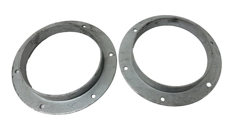 2 PCS Nordfab Duct Angle Flange Adapter 8010000142, 5I" Inner Diameter,