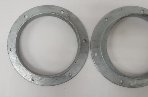 2 PCS Nordfab Duct Angle Flange Adapter 8010000142, 5I" Inner Diameter,