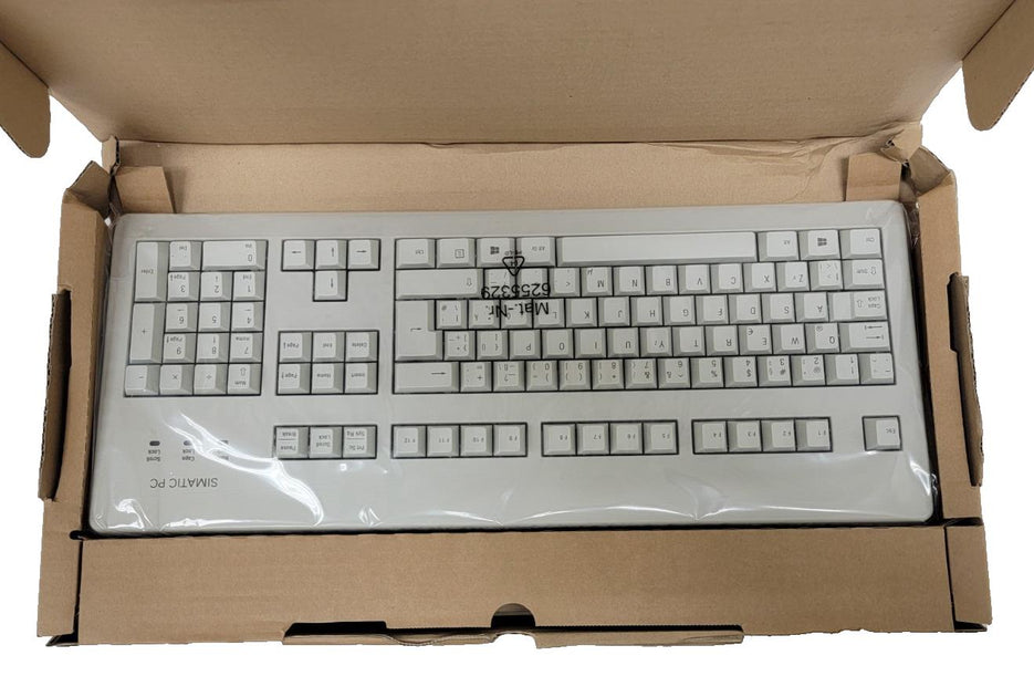 New Siemens Simatic Grey Keyboard 6ES7648-0CB00-0YA0 GER/INT USB Inter ...