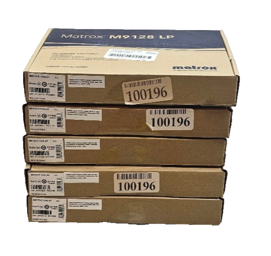 New Matrox M9128-E1024LAF Matrox M9128 PCI-E x16 Graphic Card Full/Low ...