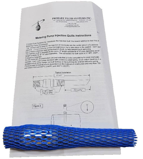 New Primary Fluid PFS Injection Quill IQ56CPVC IQ-56-CPVC, 6