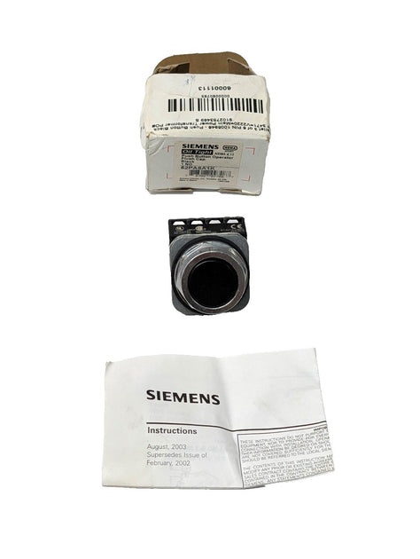 New Siemens 52PA8A1K Non-Illuminated Pushbutton, 30 mm, 1NO, Round Flu ...