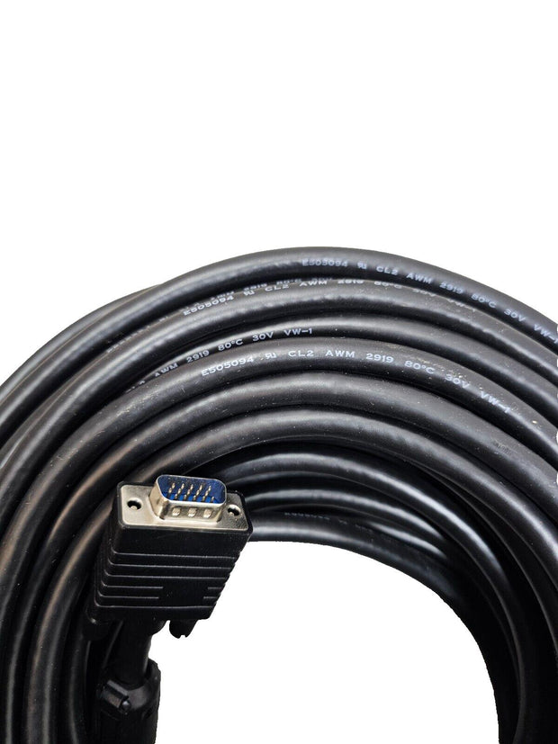 C2g RapidRun Flying Lead In Wall Cable to VGA (HD15) Male 100ft (CMG Rated)