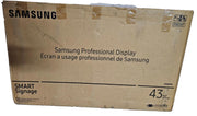 Samsung DC43J 43" Commercial LED Digital Signage Display TV Monitor, FullHD