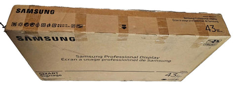 Samsung DC43J 43" Commercial LED Digital Signage Display TV Monitor, FullHD