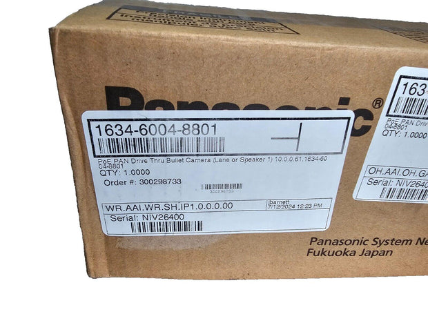 New (Open Box) PANASONIC WV-SPN310 Network Camera w/ Computar 5-50mm Lens