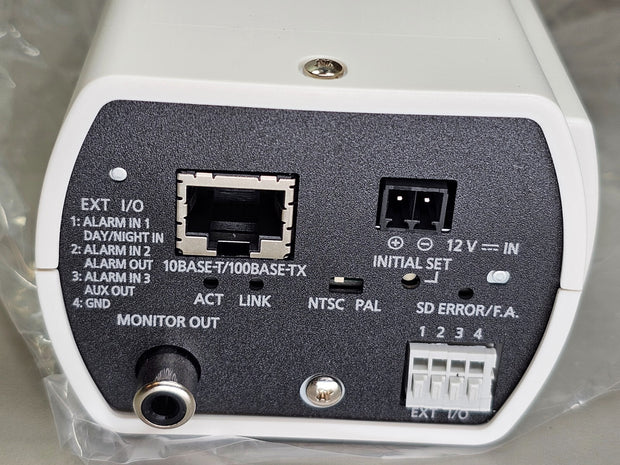 New (Open Box) PANASONIC WV-SPN310 Network Camera w/ Computar 5-50mm Lens