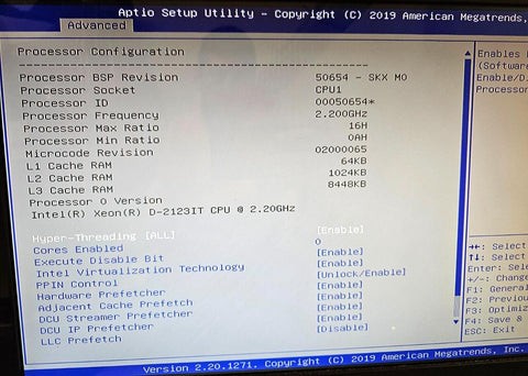 New Barebones Supermicro 5019D Server, 4C/8T Xeon D-2123T, 1U Rackmountable, 10G