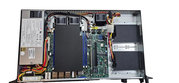 New Barebones Supermicro 5019D Server, 4C/8T Xeon D-2123T, 1U Rackmountable, 10G