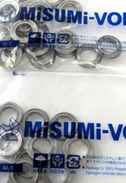 1x MIsumi Deep Groove Ball Bearing SFL6701ZZ Small Flanged Double Shielded 440C