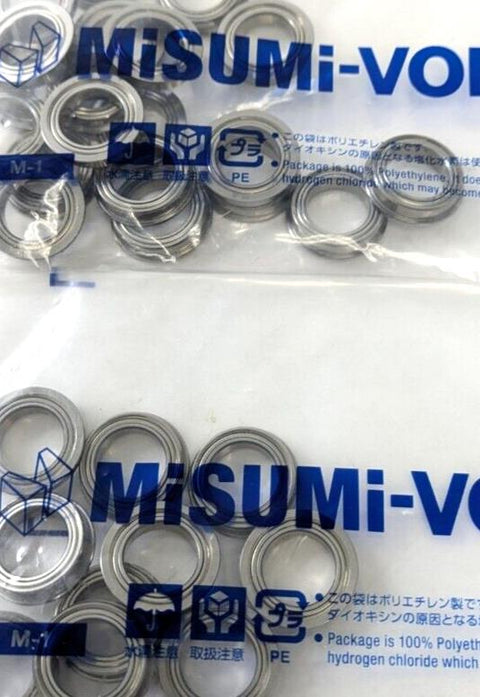 1x MIsumi Deep Groove Ball Bearing SFL6701ZZ Small Flanged Double Shielded 440C