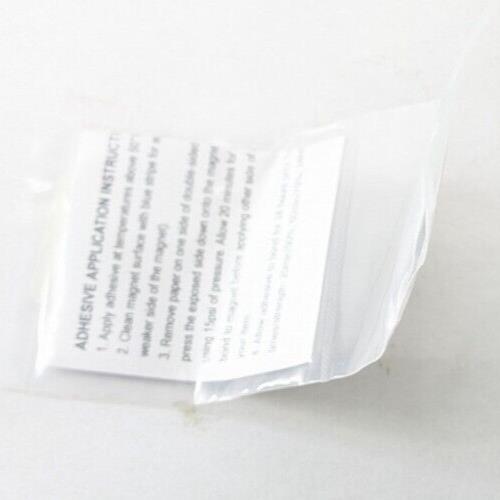 10 PCS Mag Mate Rare Earth Neodymium Magnet, 1x1/8", 41.44lb Pull, Adhesive