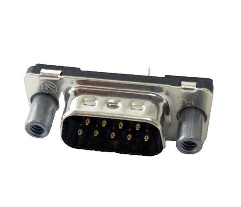 QTY 100 Te Connectivity Amp Connector 1-5747871-4 9 Pin D-Sub Vert Male, Gold