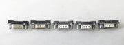 QTY 100 Te Connectivity Amp Connector 1-5747871-4 9 Pin D-Sub Vert Male, Gold